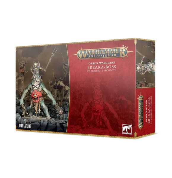 Hovedbilde Orruk Warclans: Breaka-Boss on Mirebrute Troggoth