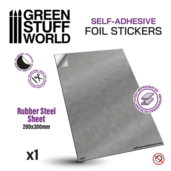 Hovedbilde GSW Rubber Steel Sheet 200x300mm