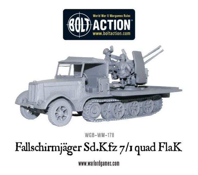 Hovedbilde German Fallschirmjäger Sd.Kfz 7/1 Quad Flak ...