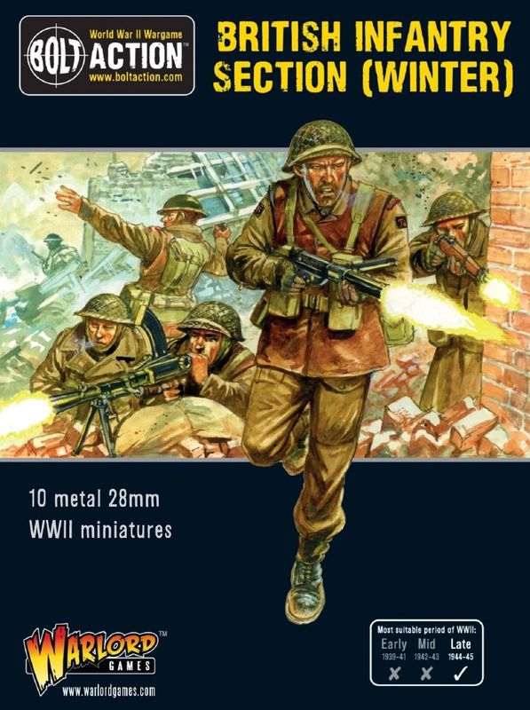 British Infantry Section Winter (Warlord)