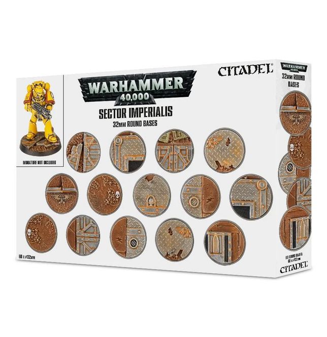 Hovedbilde Citadel Sector Imperialis 32mm Round Bases