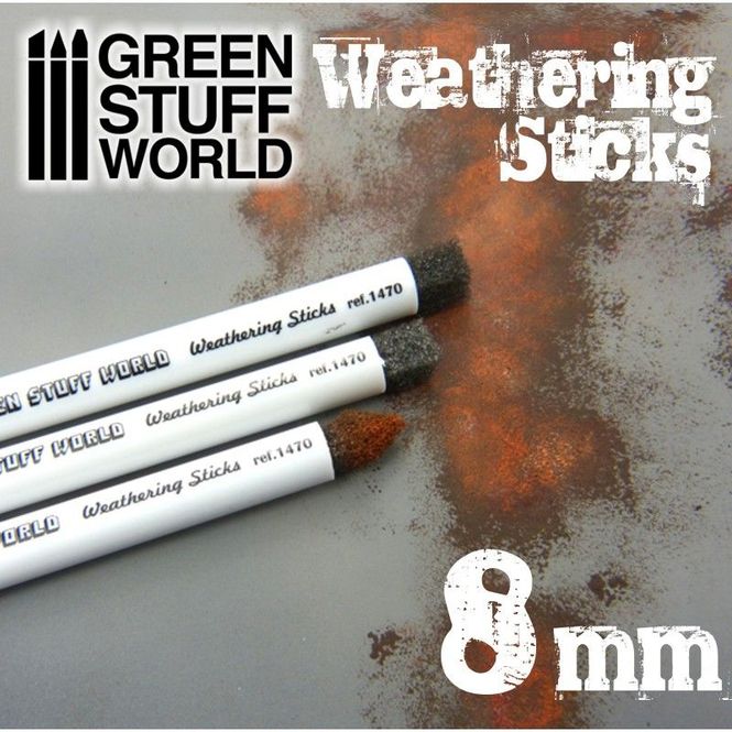 Hovedbilde GSW Weathering Brushes/Sticks 8mm (3)
