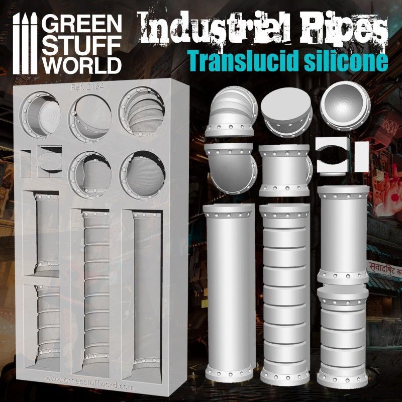 GSW Industrial Pipes Silicone mold