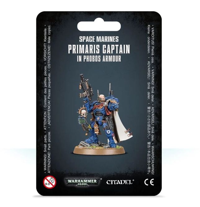 Hovedbilde Space Marines: Primaris Captain in Phobos Armour