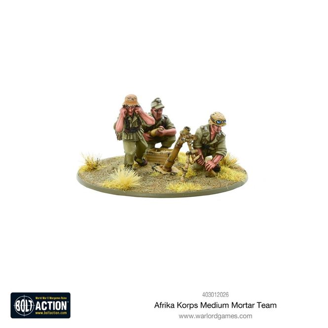 Hovedbilde German Afrika Korps Medium Mortar Team (Warlord)