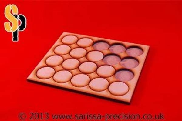 Hovedbilde Sarissa 5x2 Conversion Tray 25mm bases