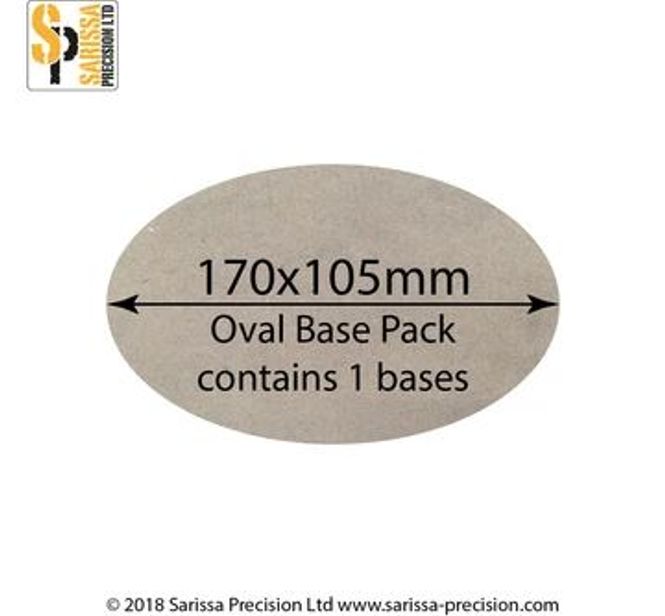 Hovedbilde 170x105mm Oval Base 2mm MDF