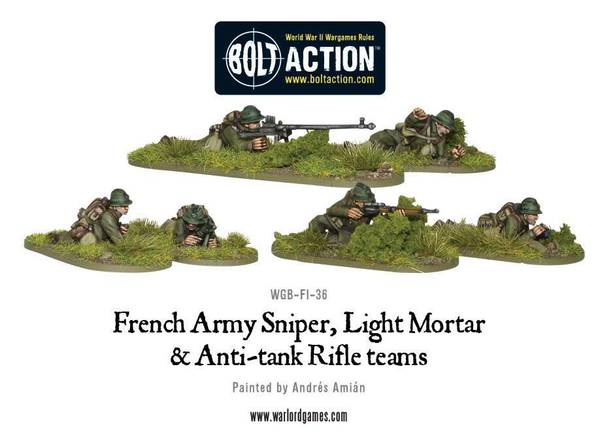 Hovedbilde French Army Sniper, Light Mortar & Anti-tank ...