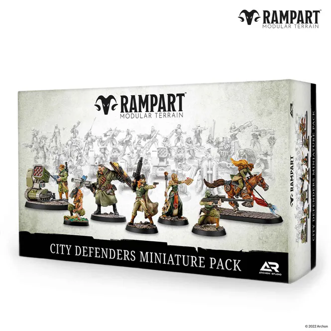 Hovedbilde City Defenders Miniatures Pack 34 Models (Archon)