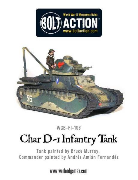 Hovedbilde French Army Char D-1 Infantry Tank