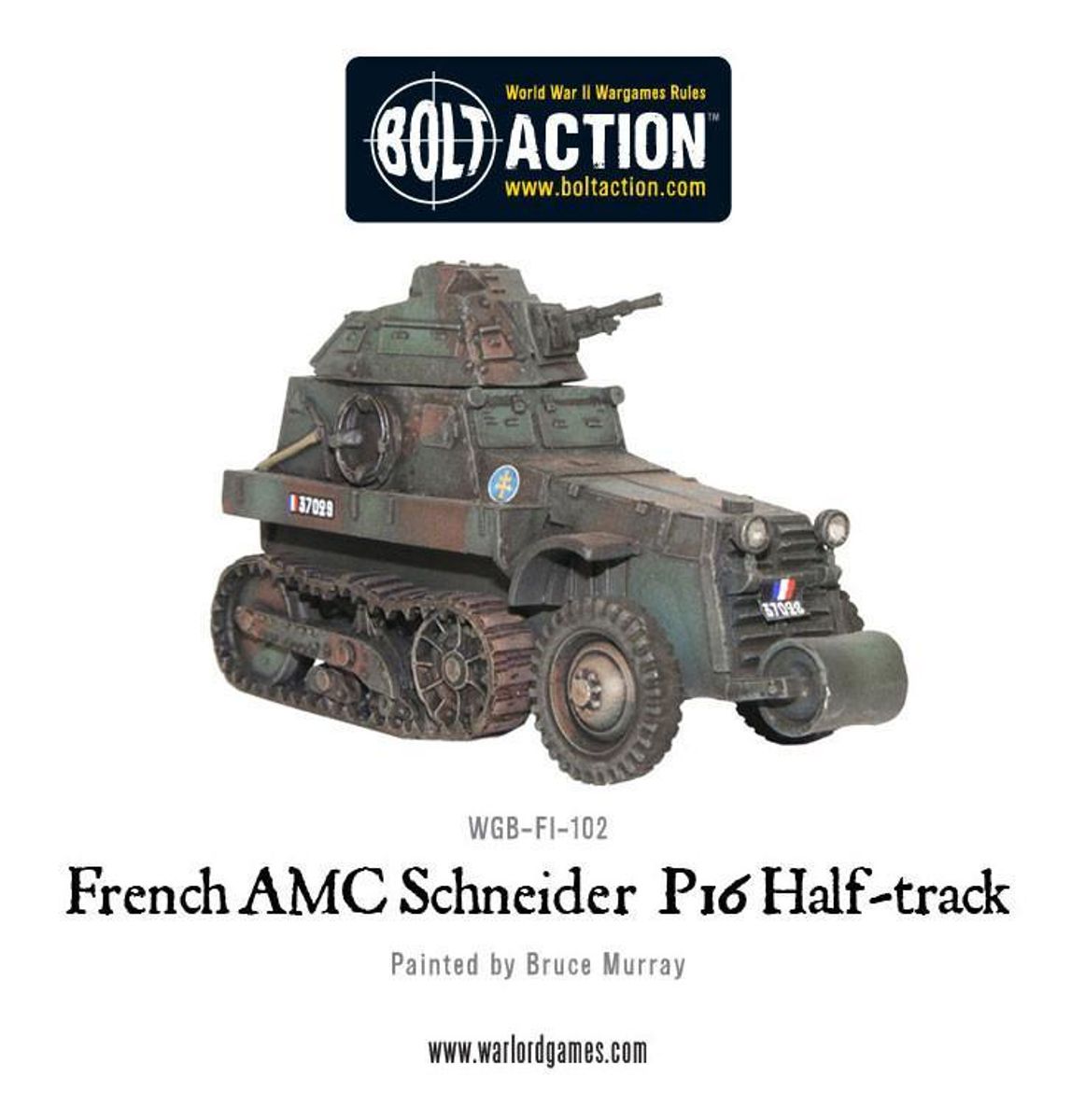 French Army Schneider P16 Half-track