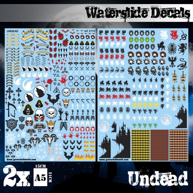 Hovedbilde GSW Undead Army Waterslide Decals Sheet (2)
