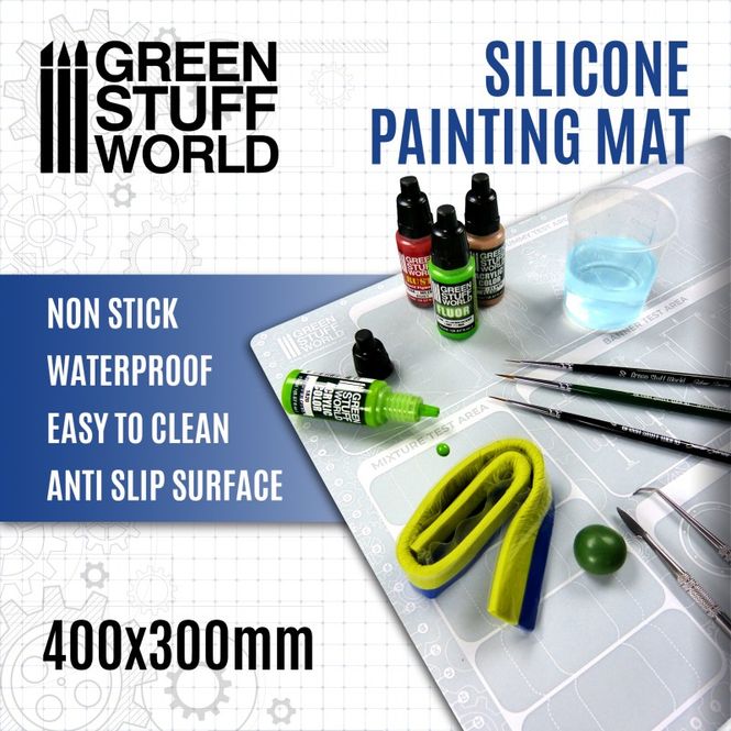 Hovedbilde GSW Silicone Painting Mat 400x300mm