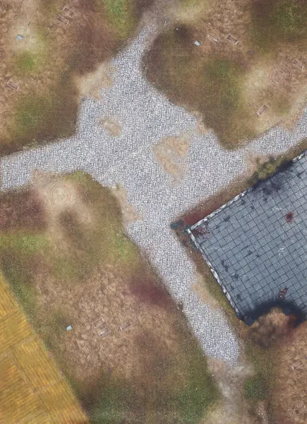 Hovedbilde 44x60 Defiled Monastery (Gamemat.eu)