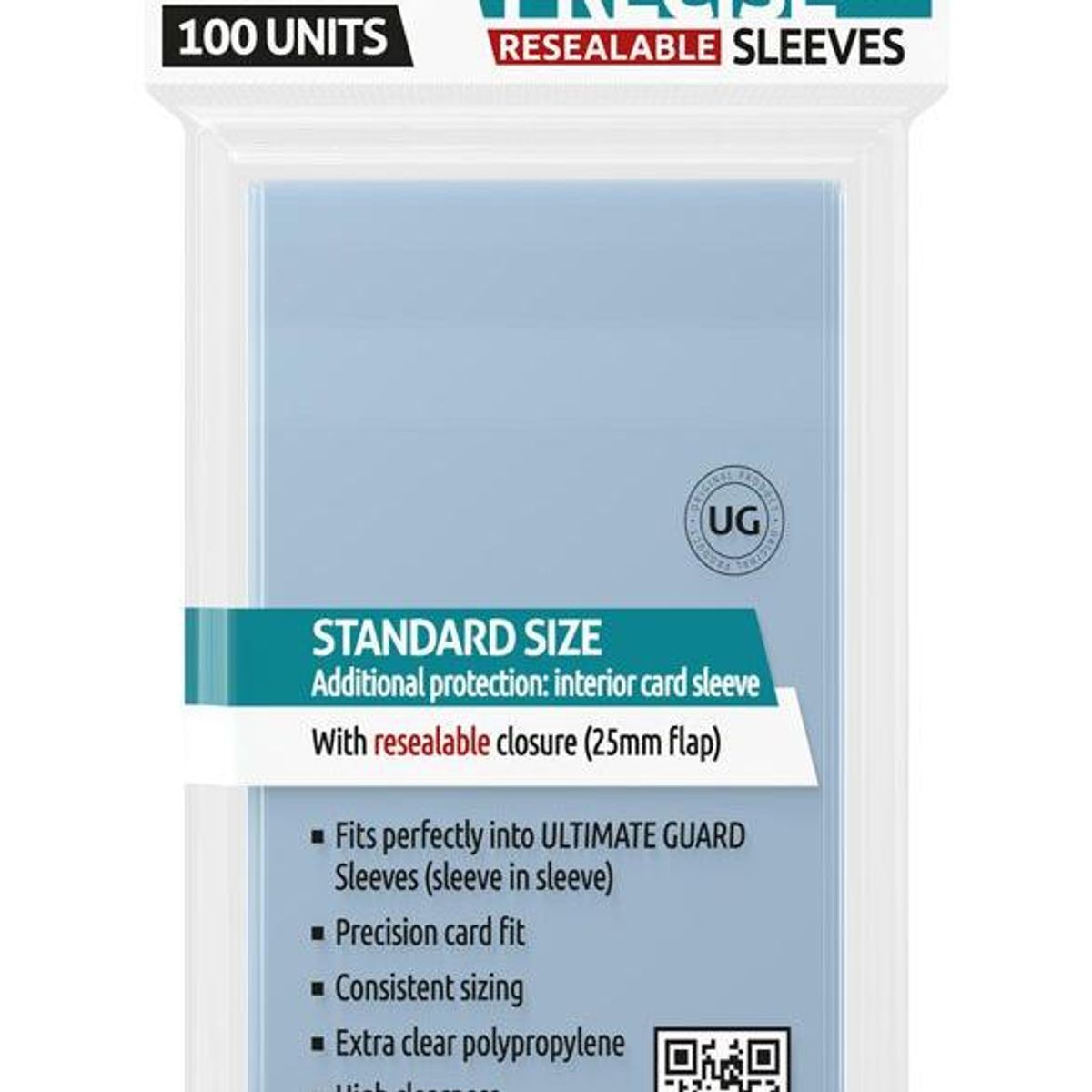 Ultimate Guard Precise-Fit Sleeves Resealable Clear (100)