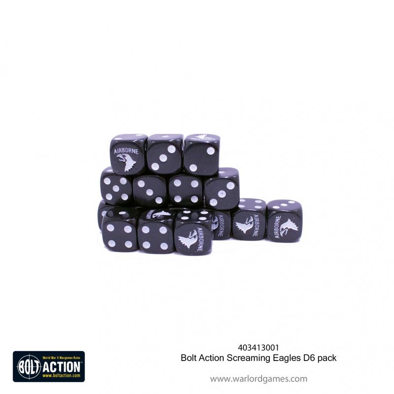 Screaming Eagles D6 Dice x 16 (Warlord)