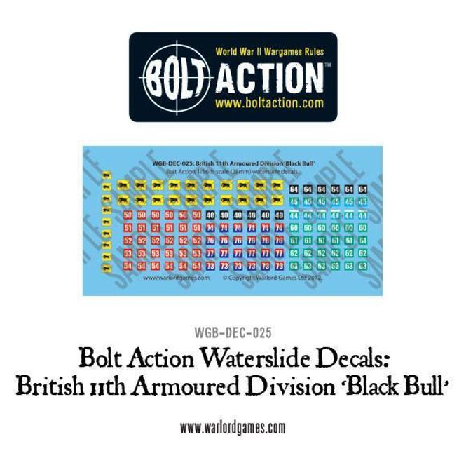 Hovedbilde WEB British 11th Armoured Division 'Black Bull'