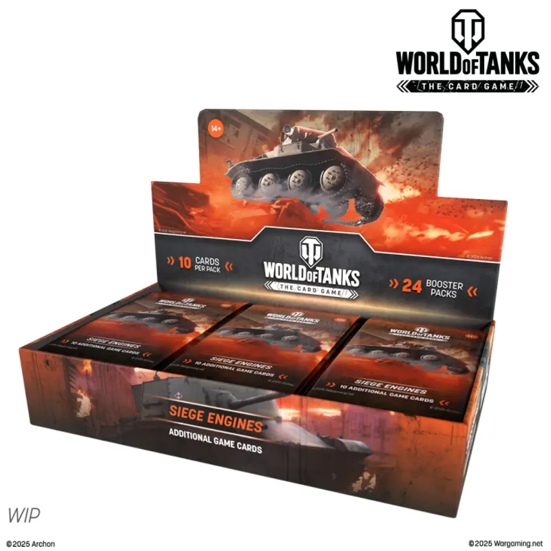 World of Tanks TCG - Siege Engines Booster Display