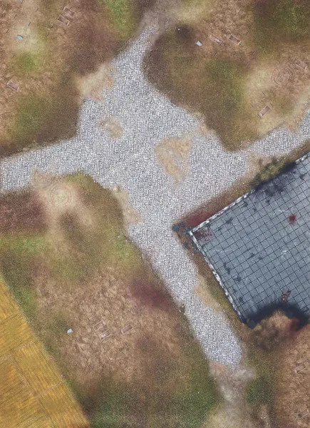 Hovedbilde 6x4 Defiled Monastery (Gamemat.eu)