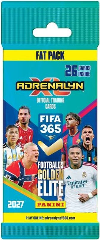 PANINI FIFA 365 Adrenalyn XL 2027 Trading Cards Fat Pack