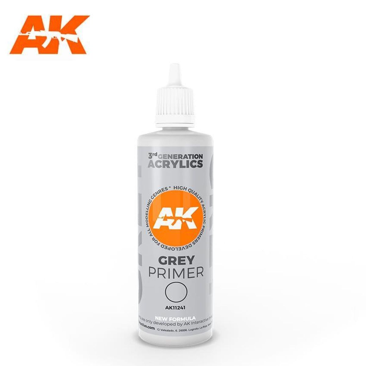 Grey Primer 100ml (AK-Interactive)