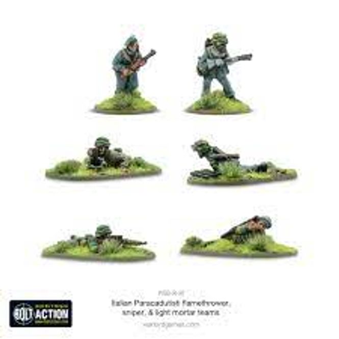 Hovedbilde Italian Paracadutisti Flamer, Sniper, Light ...