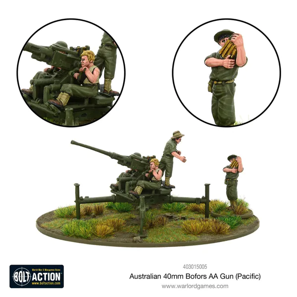 Hovedbilde Australian 40mm Bofors AA Gun (Warlord)