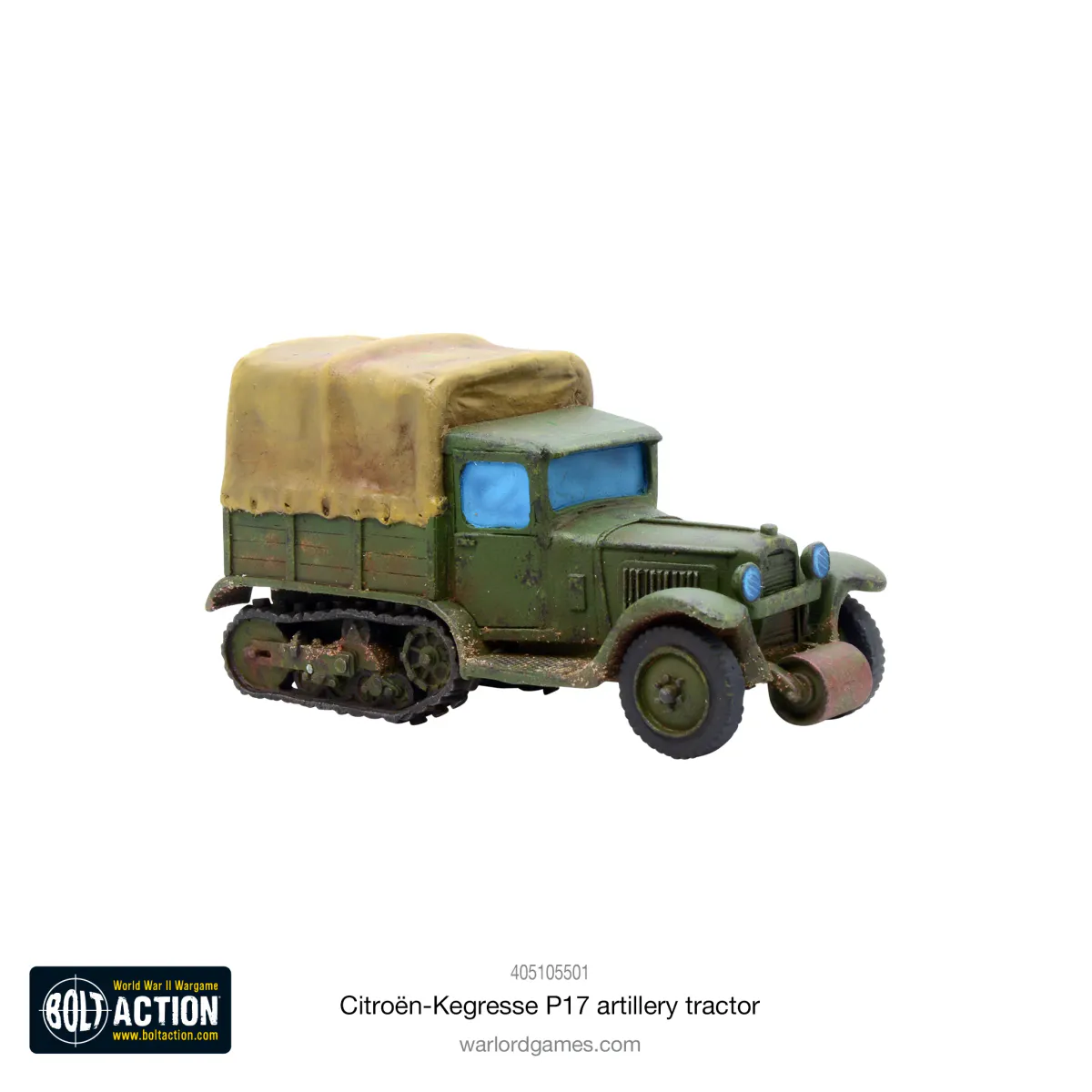 French Army Citroen-Kegresse P17 Artillery Tractor (Warlord)