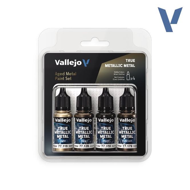 Hovedbilde Vallejo True Metallic Metal - Aged Metal Paint ...