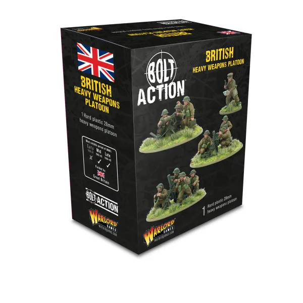 Hovedbilde British Heavy Weapons Platoon Plastic (Warlord)