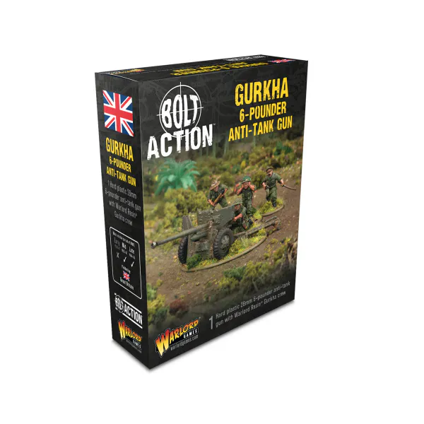 Hovedbilde British Gurkha 6-Pounder Anti-tank Gun (Warlord)