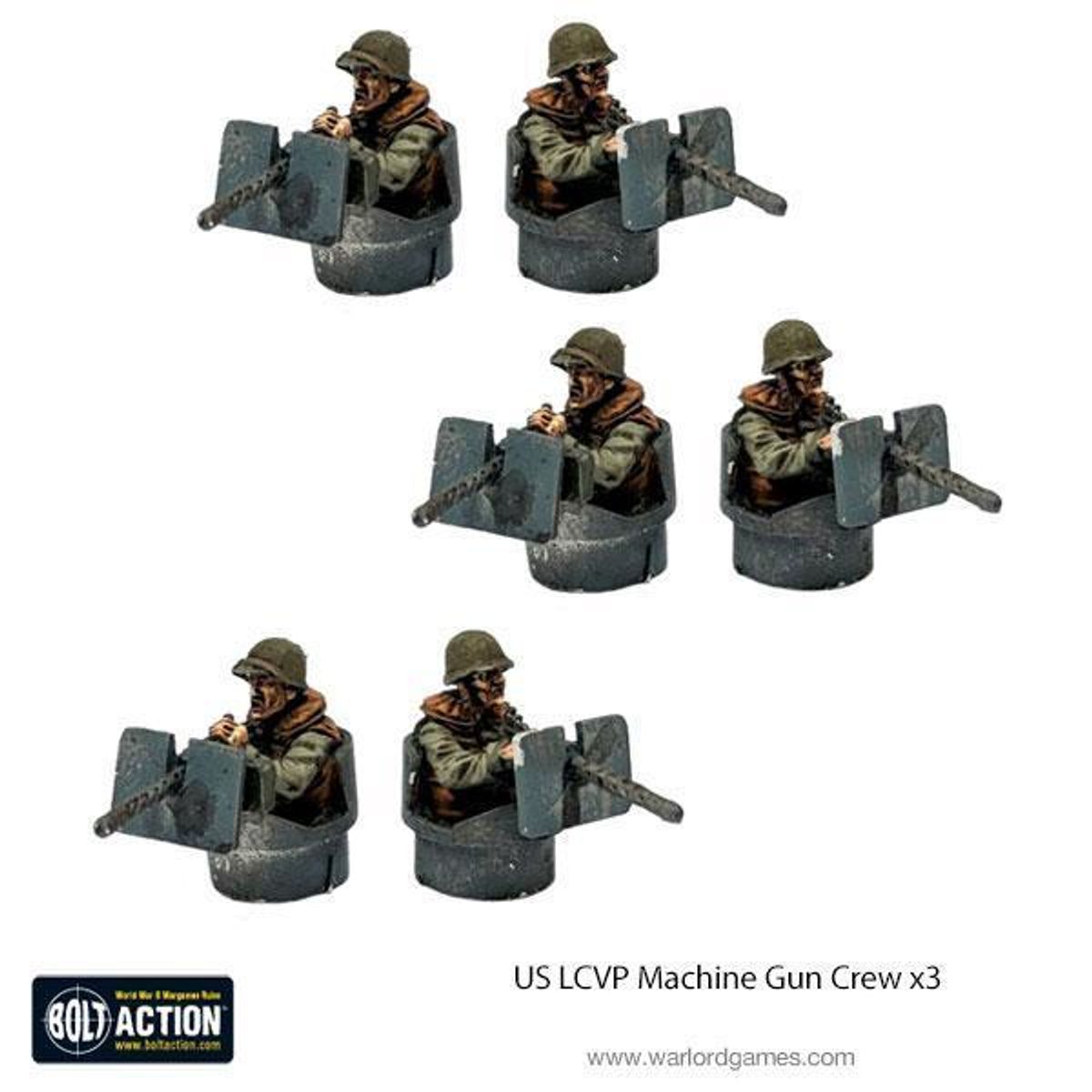 US LCVP Machine Gun Crew x 3 (Warlord)