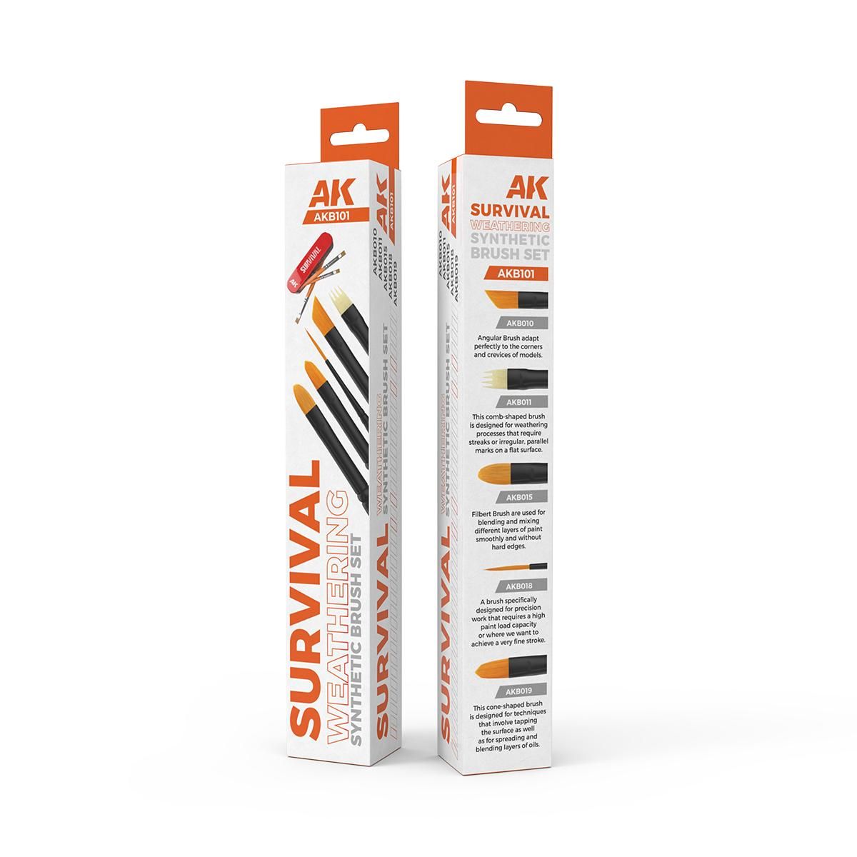 Survival Weathering Brushes Set (AK)