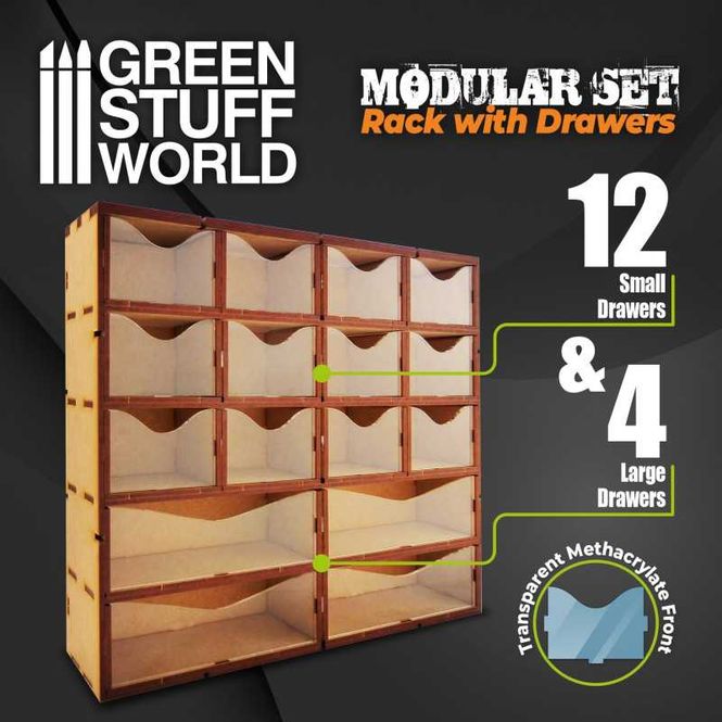 Hovedbilde GSW Vertical Rack with Drawers (12+4 Drawers)