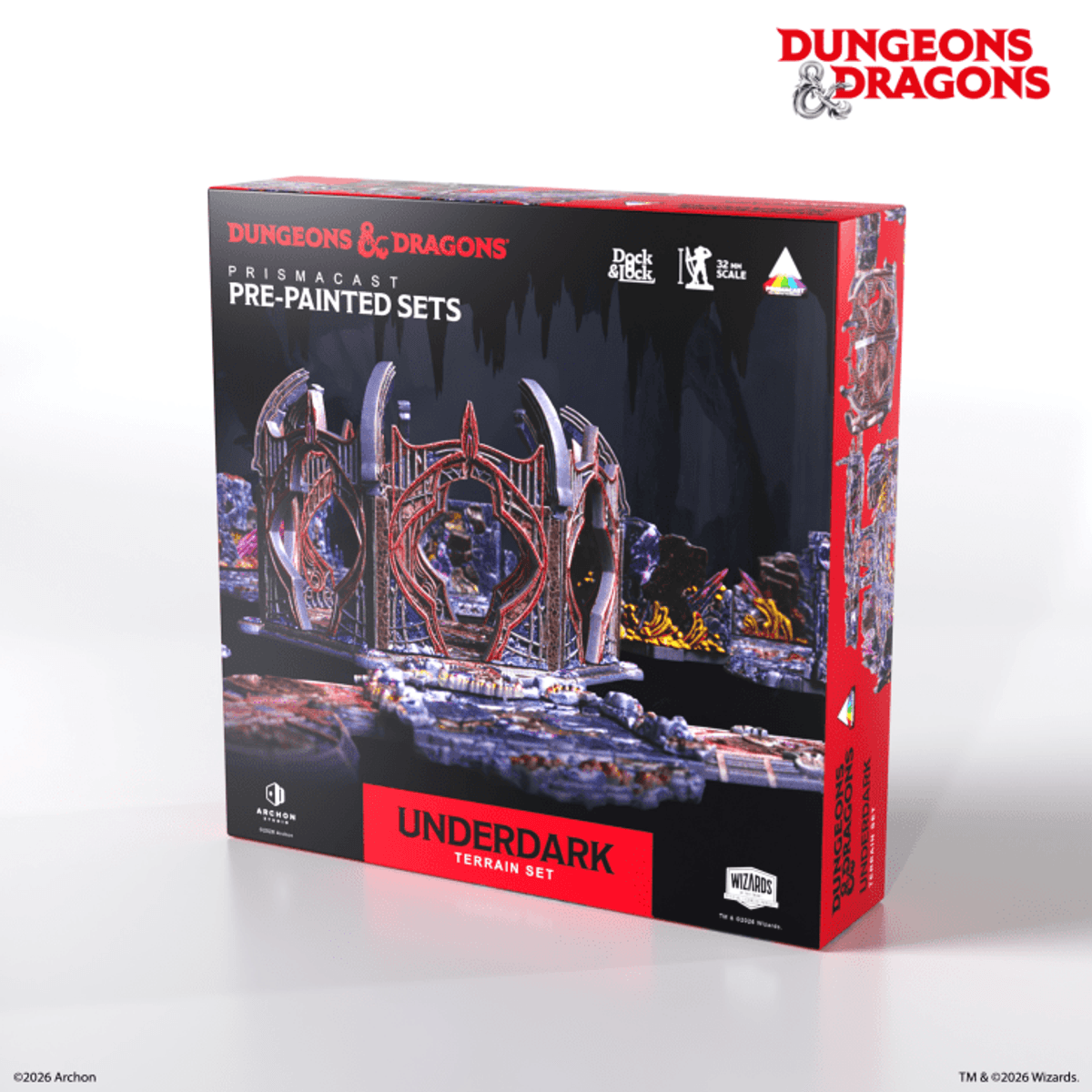 Dungeons & Dragons Pre-Painted Underdark Terrain Set (Archon Studio)