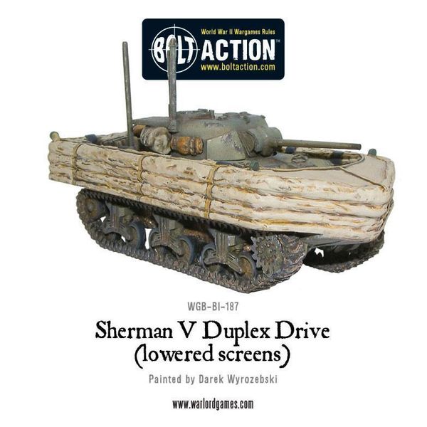 Hovedbilde British Sherman V Duplex Drive Lowered Screens ...