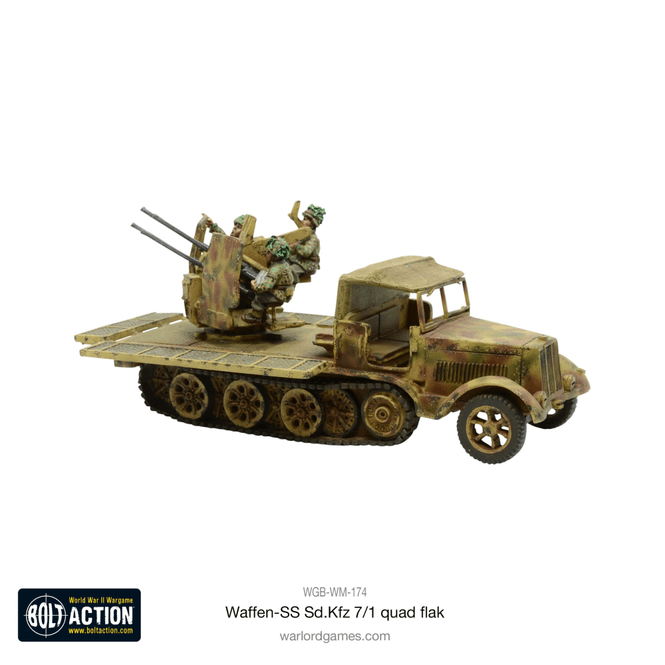 Hovedbilde WEB German Waffen SS  Sd.Kfz 7/1 Quad FlaK ...
