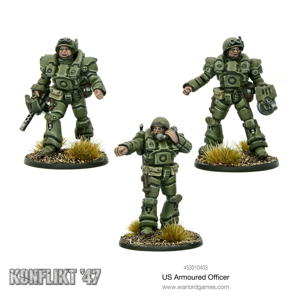 Konflikt '47 Armoured Officer (Warlord)