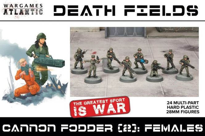 Hovedbilde Cannon Fodder (2): Females (Wargames Atlantic)