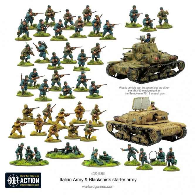 Hovedbilde Italian Army & Blackshirts Bolt Action Starter ...