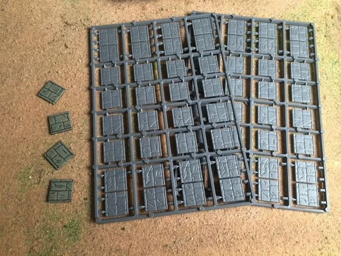 Hovedbilde Renedra 20mm Square Paved Plastic Bases (64)