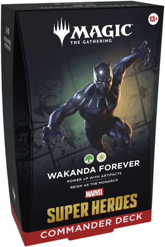 Magic: Marvel Super Heroes Wakanda Forever Commander Deck