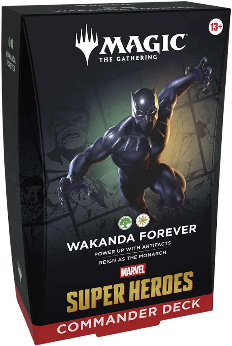 Magic: Marvel Super Heroes Wakanda Forever Commander Deck