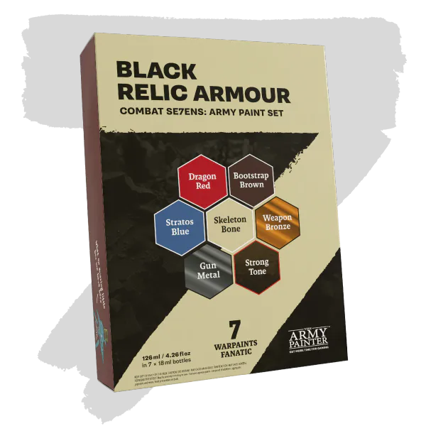 Hovedbilde Combat Se7ens: Black Relic Armour (Army Painter)