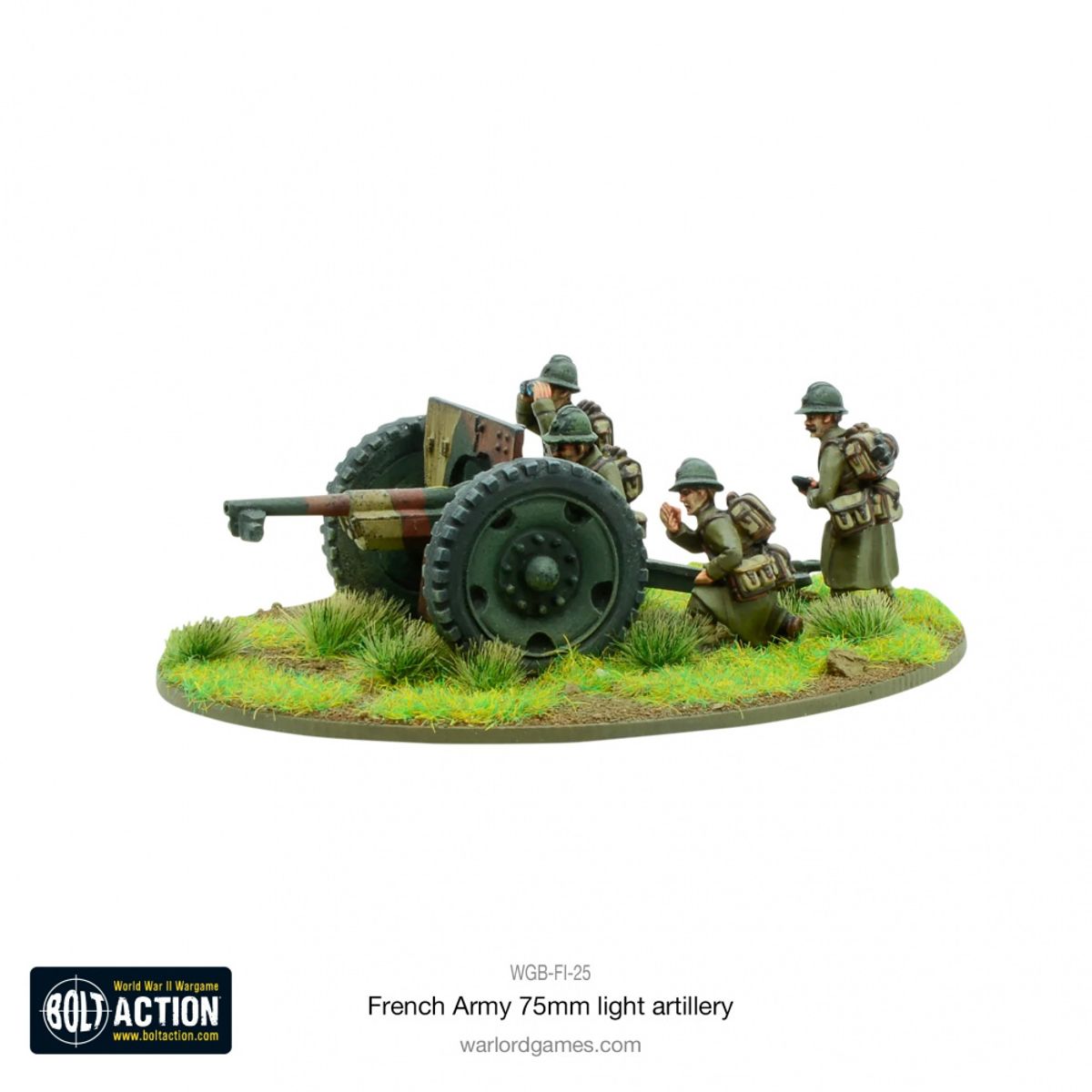 French Army 75mm Light Artillery (Warlord)