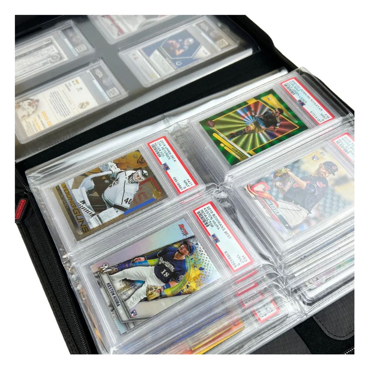 Evoretro Zippered Premium Graded Card Slab Binder