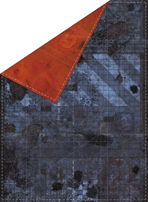 44x60 Double G-Mat: NEXUS Cyberpunk and Mars (Gamemat.eu)