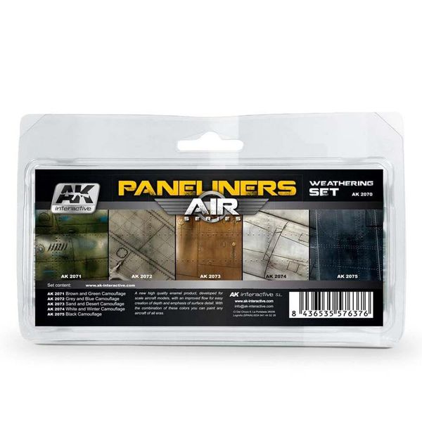 Hovedbilde Panel Liners Weathering Set (AK)