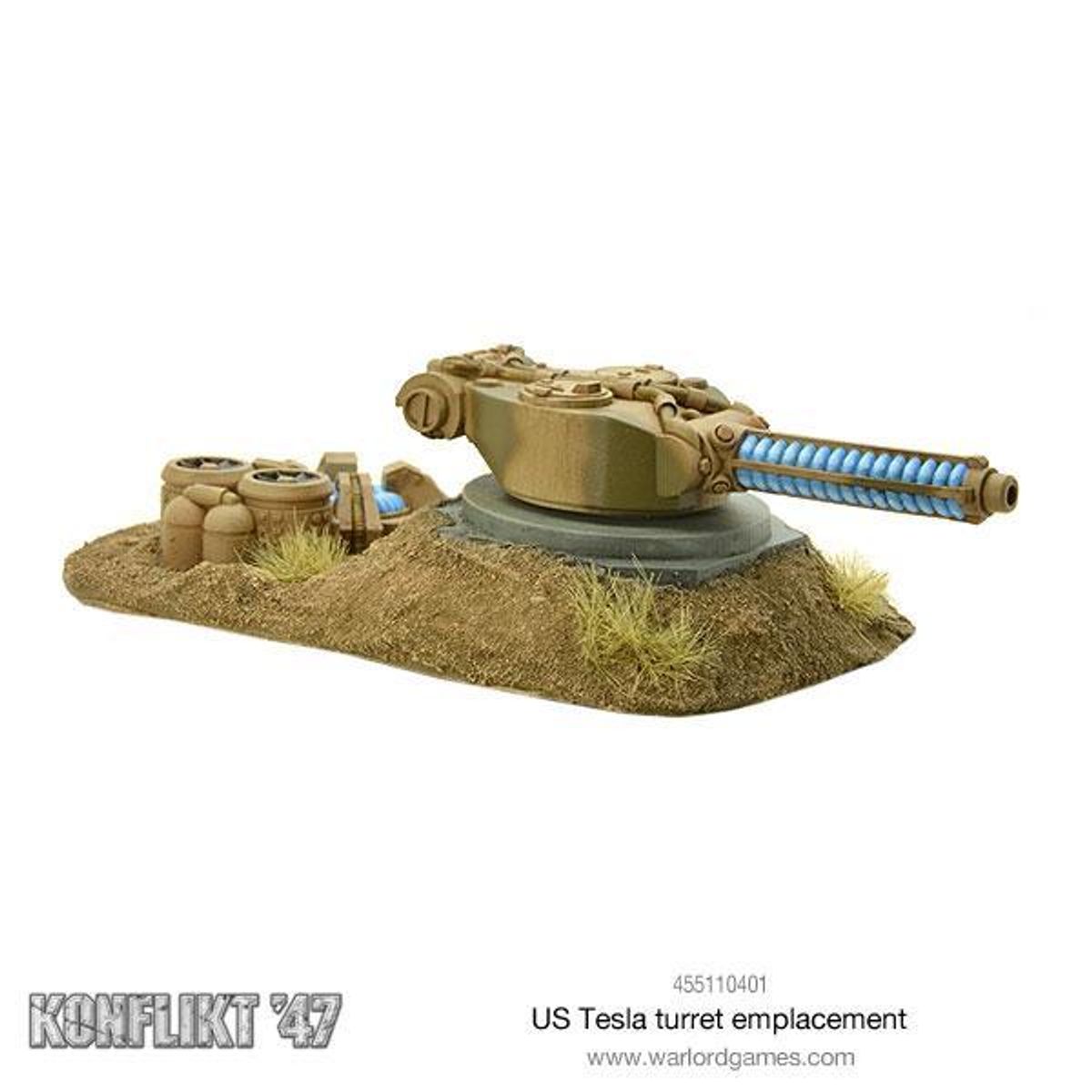 Konflikt '47 Tesla Sherman Turret Emplacement (Warlord)