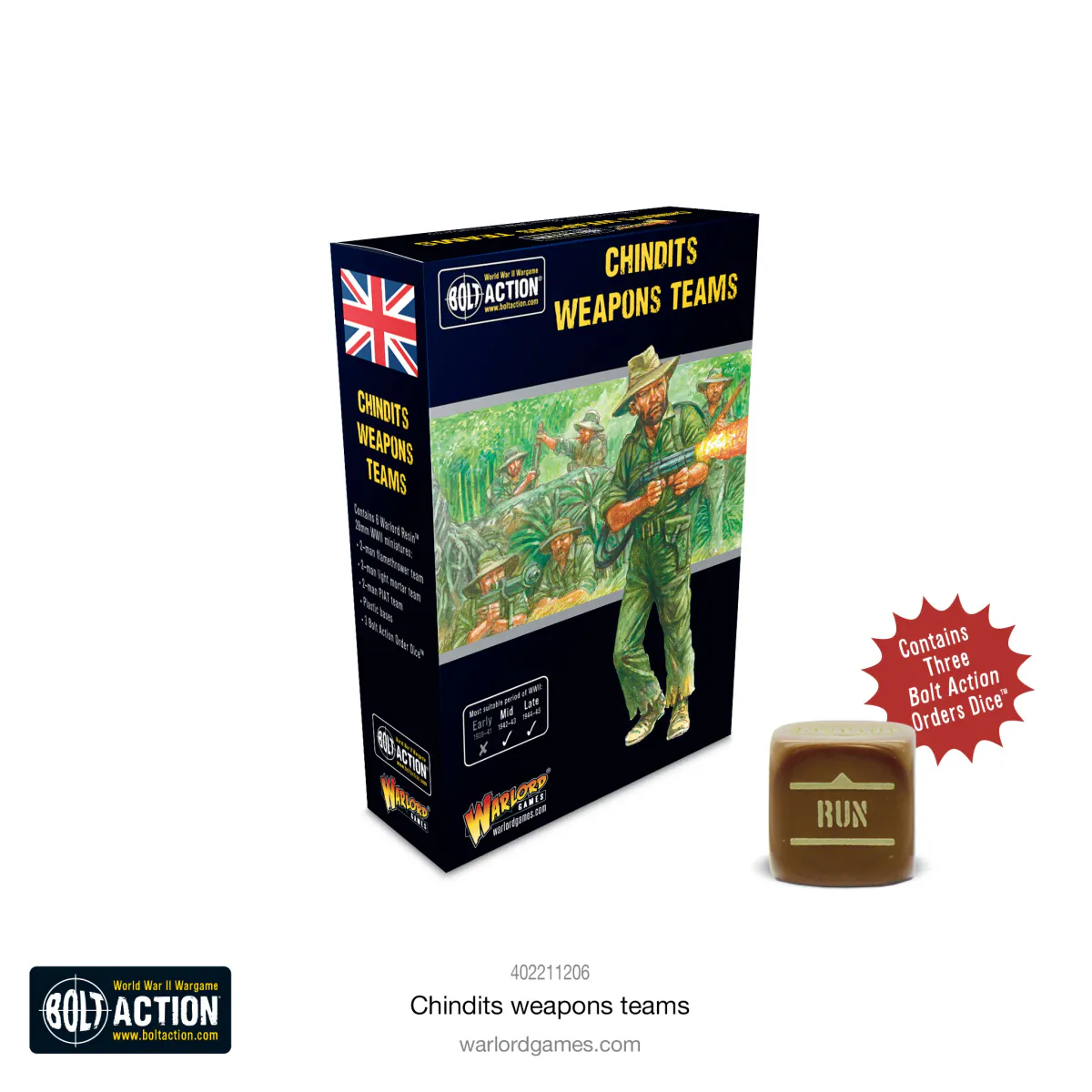 British Army Chindits Weapons Teams (Warlord)